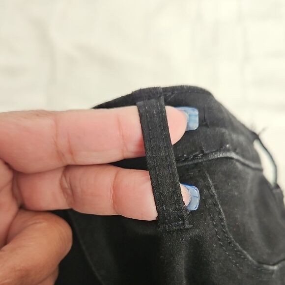 Black Skinny Fit Coupe Moulante & Denim - Picture 12 of 16